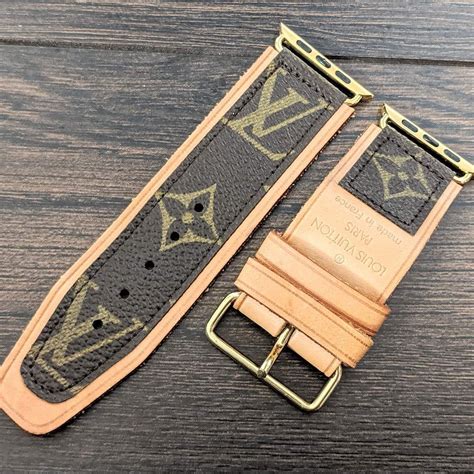 repurposed louis vuitton watch band|upcycled louis vuitton strap.